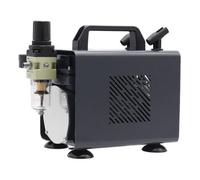 Switzer 1/5 Hp Airbrush Compressor With Handle, 2 Airbrush Holders