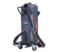 SwitZer 1200W Mobile Vacuum Sandblaster with Integrated Suction & Media Collection System, Portable Abrasive Blast Pot for Rust Removal, Paint Stripping & Metal Surface Cleaning