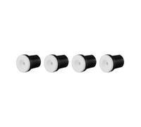 SwitZer 4PCS Ceramic Sandblasting Nozzle Set with Rubber Sleeves, Replacement Blast Gun Nozzles 2mm, 2.5mm, 3mm & 3.5mm, Wear Resistant Abrasive Sand Blaster Gun Accessories