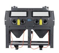 SwitZer 880L Dual Station Sandblasting Cabinet Grey