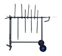 SwitZer Body Shop Panel Stand Mobile Rotating Spray Painting Stand for Vehicle