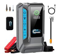 Switzer Car Jump Starter 4000A With Air Compressor 12V Battery Booster Power Pack Bank