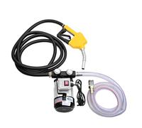 SwitZer Diesel Fuel Transfer Pump Kit 550W 60L/min with Auto Nozzle | Auto Shut-Off Nozzle, Cast Iron Construction, Complete Kit Included, UK Plug, 20m Suction Lift