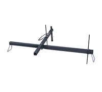 SwitZer Engine Transverse Support Bar, Universal Engine Support Beam with Adjustable Perforated Cross Beam, Steel Support Cables & Rubber Support Feet for Engine Mount, Gearbox