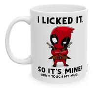 Switzer Kreations Anti-Hero Coffee Mug, Don't Touch My Mug, Funny Gift Idea, Christmas, Birthday, Anniversary, Graduation Gifts, Sarcasm, Comic Book Hero, Ceramic 11 oz Tea Cup White