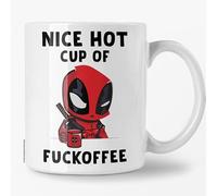Switzer Kreations Dead-pool Nice Hot Cup Of offee Mug, Funny Saying, Cool Christmas, Birthday, Anniversary, Holiday or Graduation Gift, Ceramic White - 11 Oz Novelty