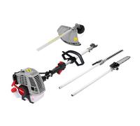Switzer Petrol 52Cc 5 In 1 Garden Tool, Multi Function Petrol Garden Tool Grey