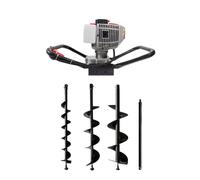 SwitZer Petrol Engine 62CC Earth Auger Post Hole Digger with Multiple Auger Bits