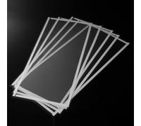SwitZer SBC220 Sandblasting Cabinet Window Protective Film 250x548mm, Clear PE Replacement Viewing Window Sheets with Self-Adhesive Border for Blast Cabinets, 5 Pack