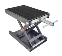 SwitZer 500KG 1100LBS Motorcycle Repairing Jack Scissor Lift Tool Bench High Loading Lifting Capacity Vehicle Stand Adjustable Workstation Motorbike ATV Lifter 23X37cm Large Platform Grey