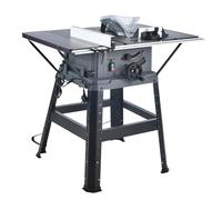 SwitZer Table Saw 10" Inch 250MM Blade Bench Table with 165mm Side Extensions and Long Fence Blade Mitre 1800W 230V TS01 Grey