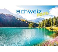 Switzerland - 2025 - Calendar DIN A2 (Extra Large: Approx. 60 cm x 42 cm)