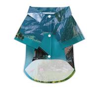 Switzerland Beautiful Lake Dog Shirt for Dogs & Cats Breathable Short Sleeve Pet T-Shirt Lightweight Dog Summer Tops 3XL