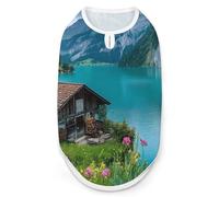 Switzerland Beautiful Lake Dog Shirt for Dogs & Cats Soft Breathable Pet Vest T Shirt Lightweight Dog Tank Top L