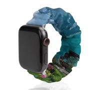 Switzerland Beautiful Lake Smartwatch Replacement Band Compatible with IWatch Soft Elastic Wristbands Watch Strap 42mm/44mm