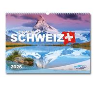 Switzerland Calendar 2026 Wall Calendar in DIN A3 Format Travel Calendar Photos Gift for Christmas or Birthday Travel Monthly Calendar Architecture Landscape Nature Alps Swiss Calendar
