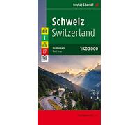 Switzerland f&b (+r): Wegenkaart 1:400 000
