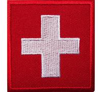 Switzerland Flag Embroidered Iron/Sew On Clothes Swiss Patch Jacket Bag Badge