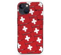 Switzerland Flag Or Banner Cell Phone Basic Cases TPU Soft Cover Shockproof Slim Phone Case Compatible with iPhone 13 Mini/13/13 Pro/13 Pro Max