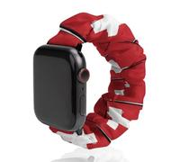 Switzerland Flag Or Banner Scrunchies Watch Band Compatible with IWatch Stretchy Elastic Replacement Strap 38mm/40mm