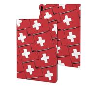 Switzerland Flag Or Banner Slim Tablet Cases Compatible with iPad Series Without Pencil Holder Protective Cover Compatible with ipad Pro/ipad Air3(10.5in)