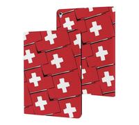 Switzerland Flag Or Banner Slim Tablet Cases Compatible with iPad Series Without Pencil Holder Protective Cover Compatible with ipad Pro/2016 ipad Pro (9.7in)
