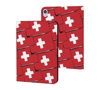 Switzerland Flag Or Banner Slim Tablet Cases Compatible with iPad Series Without Pencil Holder Protective Cover Compatible with ipad Mini6 (8.3in)