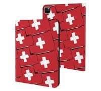 Switzerland Flag Or Banner Slim Tablet Cases Compatible with iPad Series Without Pencil Holder Protective Cover Compatible with IPAD Pro 20/21/22(11in)