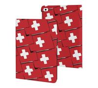 Switzerland Flag Or Banner Slim Tablet Cases Compatible with iPad Series Without Pencil Holder Protective Cover Compatible with ipad Mini 1/2/3/4/5 (7.9in)