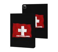 Switzerland Funny Tablet Cases Multi-Viewing Angels Trifold Stand Case Compatible with iPad Series