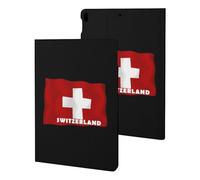 Switzerland Funny Tablet Cases Multi-Viewing Angels Trifold Stand Case Compatible with iPad Series