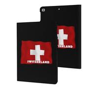 Switzerland Funny Tablet Cases Multi-Viewing Angels Trifold Stand Case Compatible with iPad Series