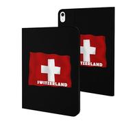 Switzerland Funny Tablet Cases Multi-Viewing Angels Trifold Stand Case Compatible with iPad Series