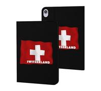 Switzerland Funny Tablet Cases Multi-Viewing Angels Trifold Stand Case Compatible with iPad Series