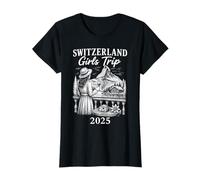 Switzerland Girls Trip 2025 Alpine Adventure T-Shirt
