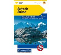 Switzerland Hiking Map: 1:301 000 (Hiking maps of Switzerland)