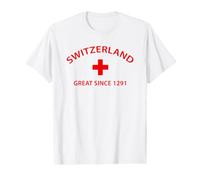 Switzerland History and Heritage Great Since 1291 Value Graphic T-Shirt