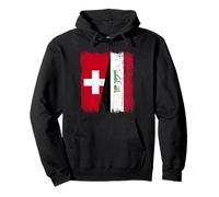 Switzerland Iraq Half Flag Swiss Iraqi Jersey Pullover Hoodie