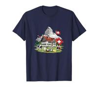 Switzerland Map Life Swiss Symbols T-Shirt