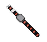 Switzerland Map with Flag Silicone Smartwatch Replacement Bands Compatible with IWatch Wristbands Strap