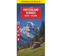 Switzerland Marco Polo Map: 1:275000 (Marco Polo Maps): Wegenkaart Schaal 1 : 275.000