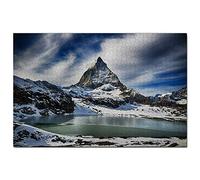 Switzerland Matterhorn Ski Paradise Zermatt Jigsaw Puzzle 500 Piece Game Artwork Travel Souvenir 52x38CM