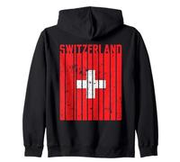 Switzerland Pride Swiss Flag Zip Hoodie
