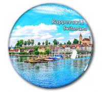 Switzerland Rapperswil Fridge Magnet Refrigerator Stickers Decorative Magnet Travel Souvenir Glass
