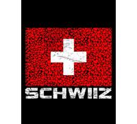 Switzerland Schwiiz Swiss German Notebook: 100 Pages, 8.5 x11"