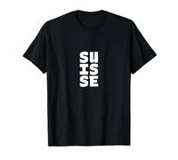 Switzerland Souvenir - Swiss Suisse Letter Box Word Art T-Shirt
