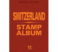 SWITZERLAND Stamp Album: With beautiful aesthetic black pages and more than 4300 spaces to sort and display your philately collection. Ideal for beginner adult collectors and kids