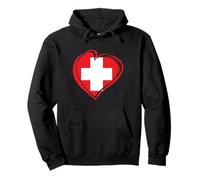 Switzerland Swiss Flag Alps Hiking Skiing Men Women Kids Pullover Hoodie