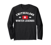 Switzerland Winter Legends 2026 Alpine Long Sleeve T-Shirt
