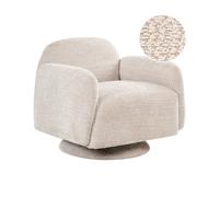 Swivel Armchair AAPUA Fabric Beige